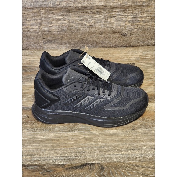 Adidas Duramo 10 Wide Sneaker Mens Size 9 Athletic Running Shoes Triple‎ Black main image 14